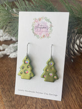 Load image into Gallery viewer, Green Shimmer Tree Hooks (3 options)
