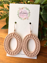 Load image into Gallery viewer, Beachy Pink Oval Hooks
