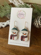 Load image into Gallery viewer, Green Hat Snowman
