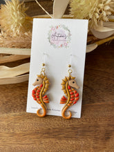 Load image into Gallery viewer, Orange Seahorse Hooks
