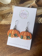 Load image into Gallery viewer, Orange Floral Pumpkins (3)
