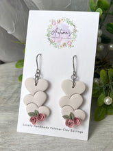 Load image into Gallery viewer, Stacked Hearts &amp; Roses

