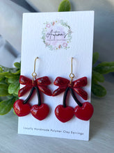 Load image into Gallery viewer, Red Bows &amp; Cherries
