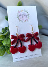 Load image into Gallery viewer, Red Bows &amp; Cherries
