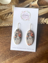 Load image into Gallery viewer, Oval Floral Ghost Hooks (Multiple Options)
