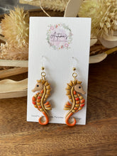 Load image into Gallery viewer, Orange Seahorse Hooks
