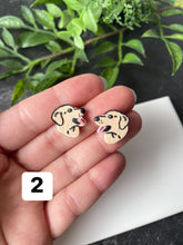 Load image into Gallery viewer, Golden Retriever Profile Studs

